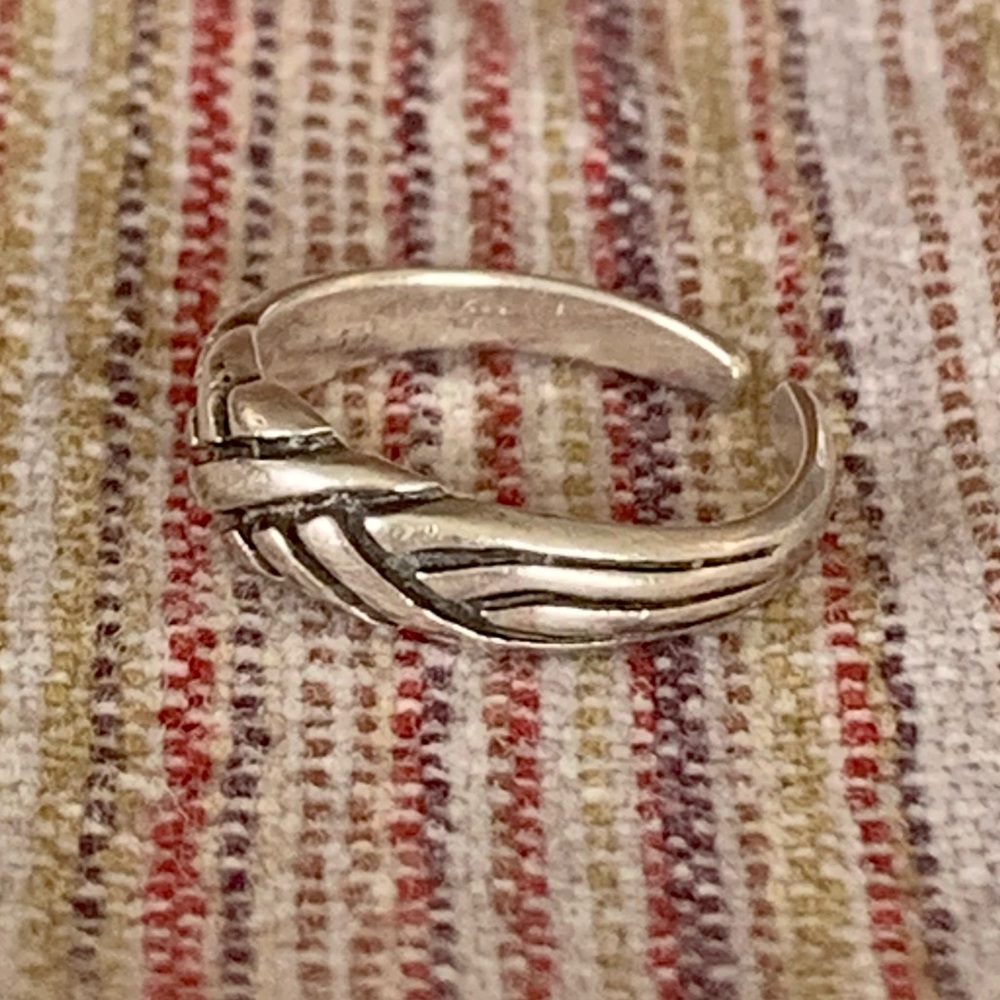 Sterling Silver Toe Or Midi Ring - image 2
